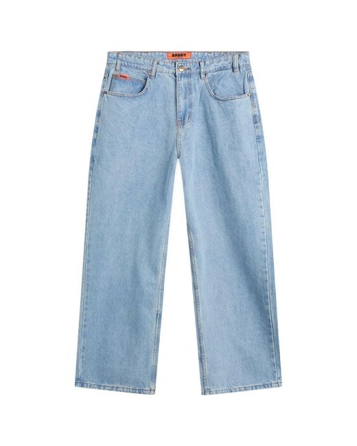 Butter Goods Blue Baggy Denim Jeans for men