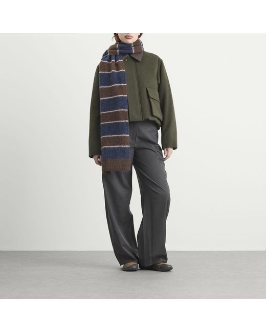 Samsøe & Samsøe Blue Sajeanne Stripe Scarf