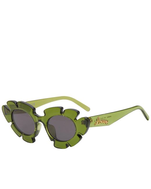Loewe Green Paula'S Ibiza Flower Sunglasses