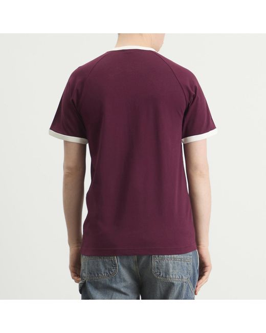 Adidas Purple 3S T-Shirt for men
