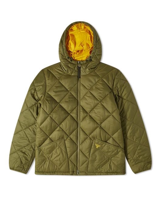 Barbour Green B.beacon Sl Hooded Starling Quilt for men