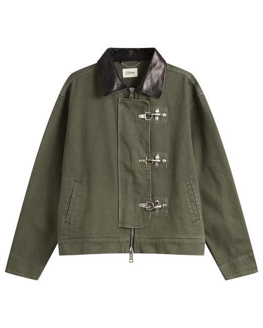Ronning Green Utility Fireman Jacket for men