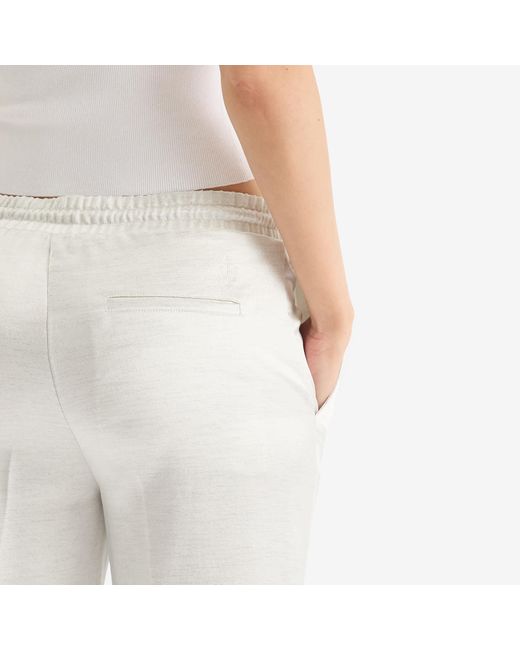 J.W. Anderson White Drawstring Waist Trousers