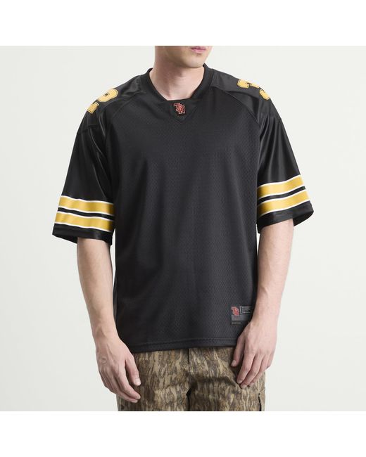 Thisisneverthat Black Football Jersey for men