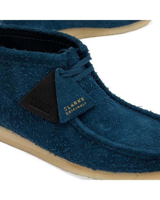 Clarks Blue Wallabee Boot for men