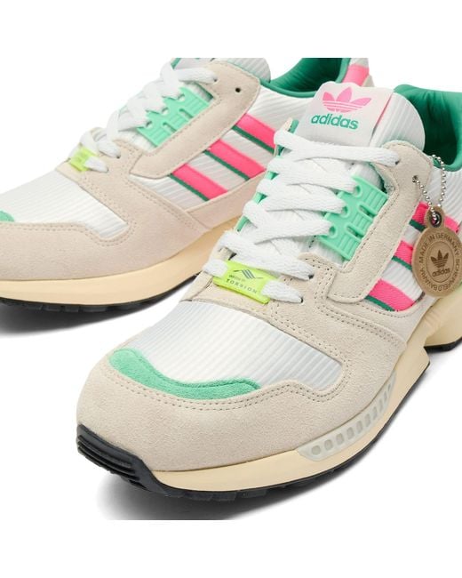 Adidas White Zx 8000 Mig Sneaker for men