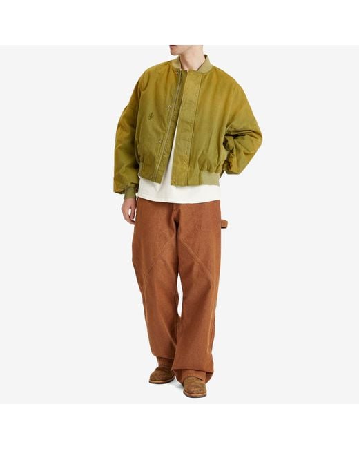 J.W. Anderson Green Bomber Jacket for men