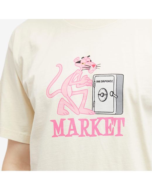 Market White X Panther Call My Lawyer T-Shirt for men