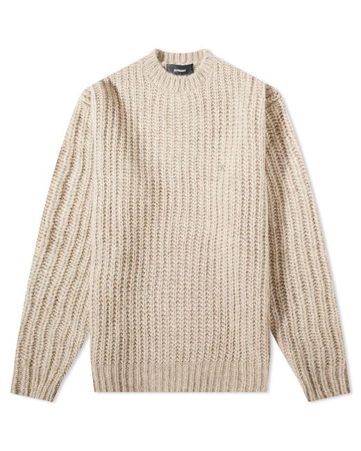 Represent Natural Heavy Rib Knitted Sweater for men