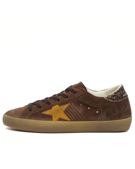 Golden Goose Deluxe Brand Brown Suede Super Star Sneaker
