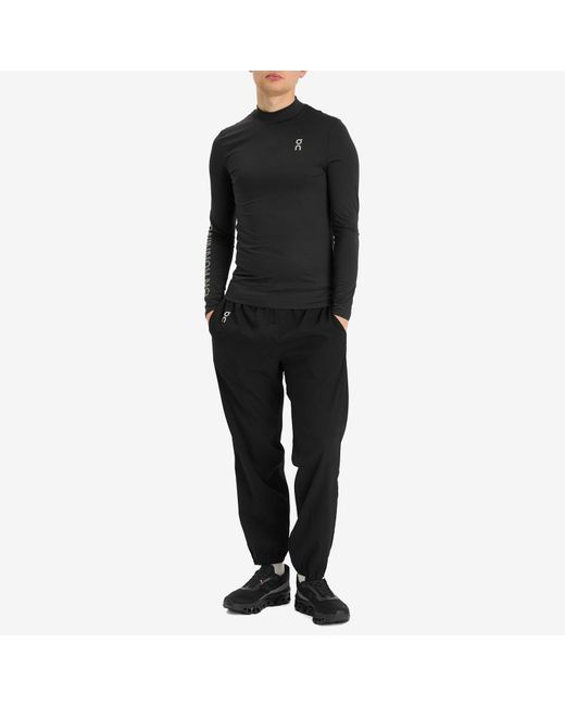 On Shoes Black Pace Pants for men