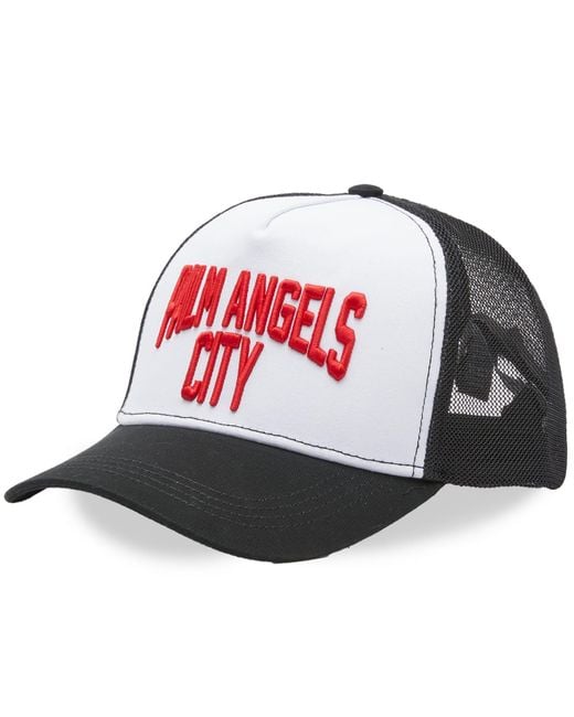 Palm Angels Red Pa City Cap for men