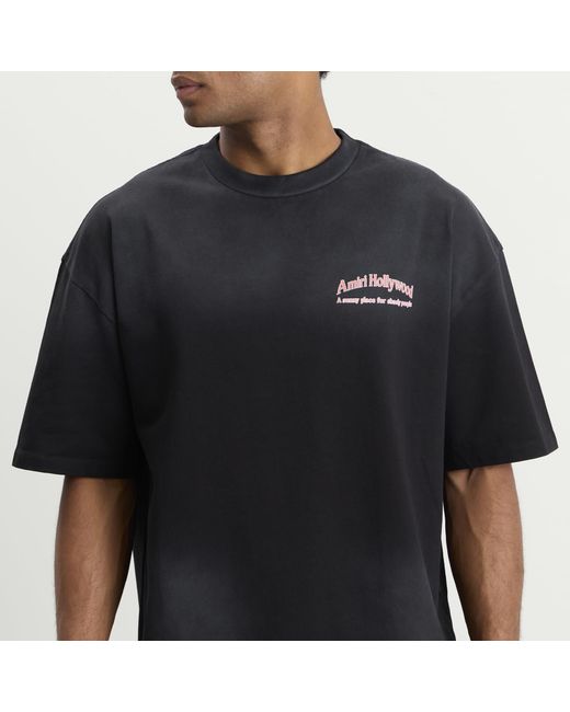 Amiri Black Sunny Place Skate T-Shirt for men