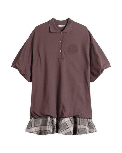Acne Brown Eteddy Mini Dress