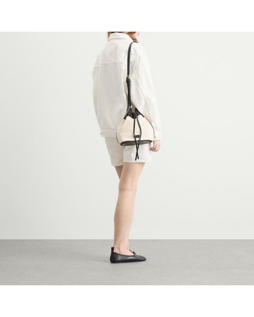 Anine Bing Black Mini Alana Bucket Bag