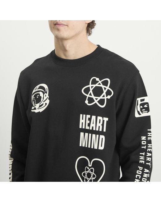 BBCICECREAM Black Multi Print Sweatshirt for men