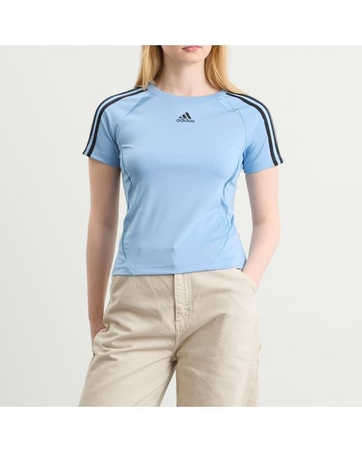 Adidas Blue Teamgeist Adicolor Slim Jersey
