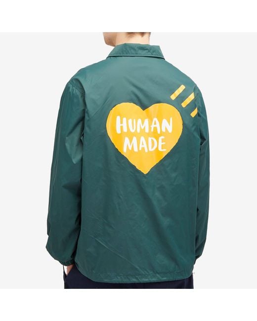 Human Made Green Coach Jacket for men