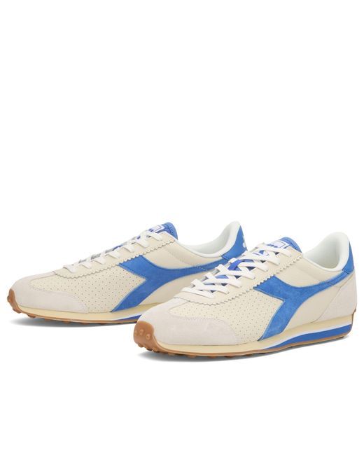 Diadora Blue Rally Punched Sneaker for men