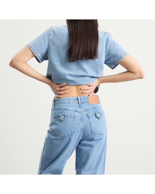 Hosbjerg Blue Bailey Denim Pants