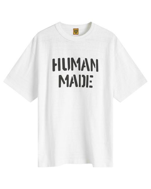 Human Made White Graphic T-Shirt #10 for men