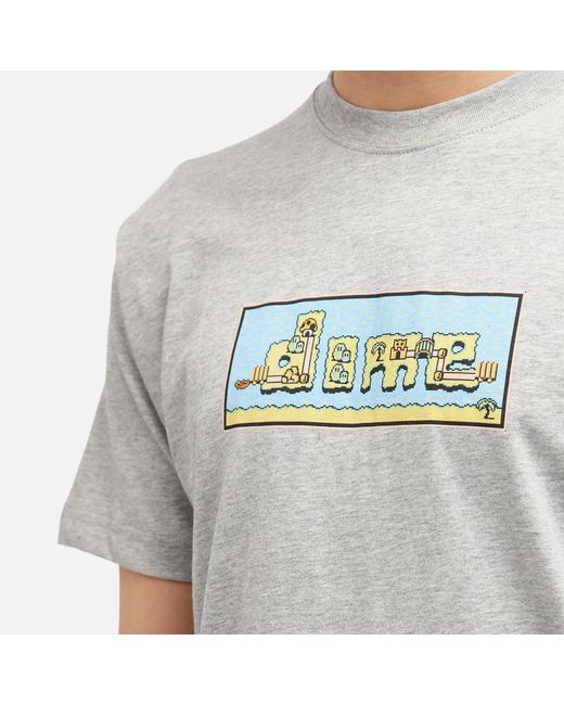 Dime Gray World T-Shirt for men
