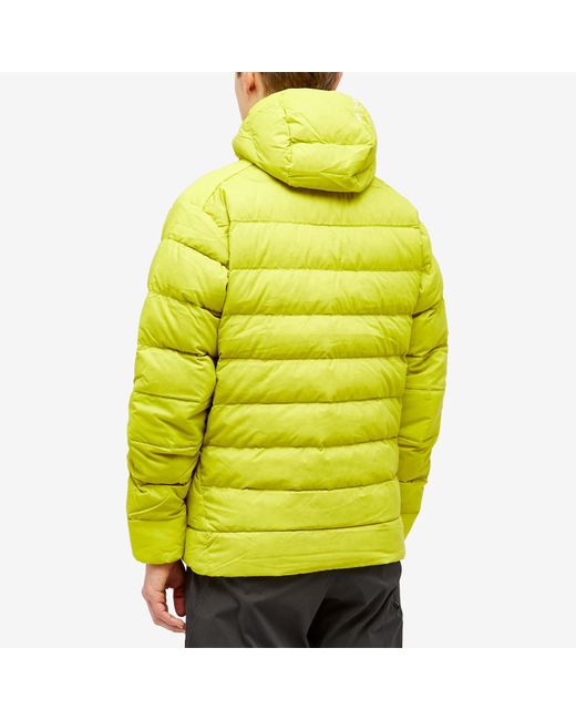 Arc'teryx Yellow Thorium Hoodie Jacket for men