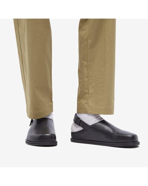 STUDIO NICHOLSON｜SLIP-ONS (HARDNING SNM SUEDE CLOG BLAC STUDIO NICHOLSON｜SLIP-ONS (HARDNING SNM SUEDE CLOG BLAC