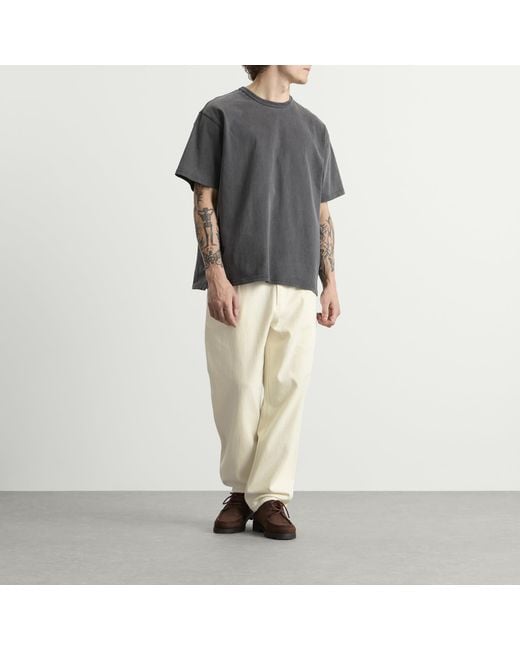 Universal Works Natural Slub Drill Dizzy Trousers for men
