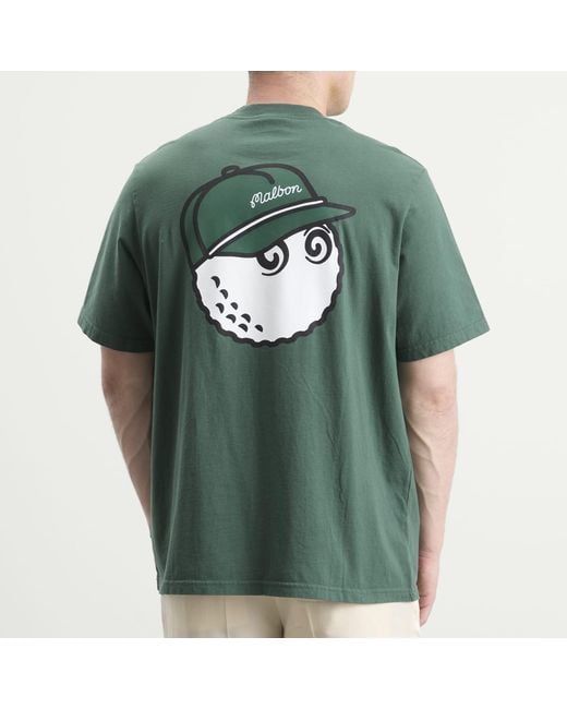 Malbon Green Bermuda Baldwin T-Shirt for men