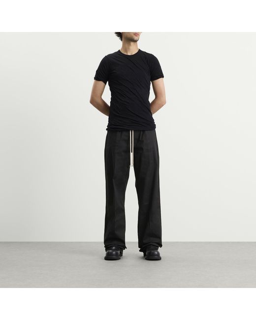 Rick Owens Black Dietrich Drawstring Pant for men