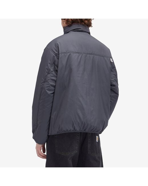 Aape By A Bathing Ape Blue Aape Now Reversible Camo Padded Jacket for men