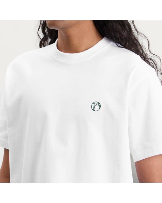 Palmes White Ball T-Shirt for men