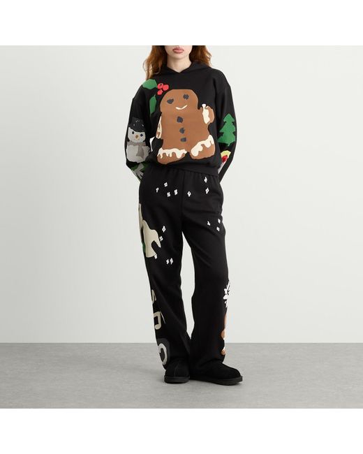 Skims Black X Cpfm Cotton Fleece Classic Hoodie