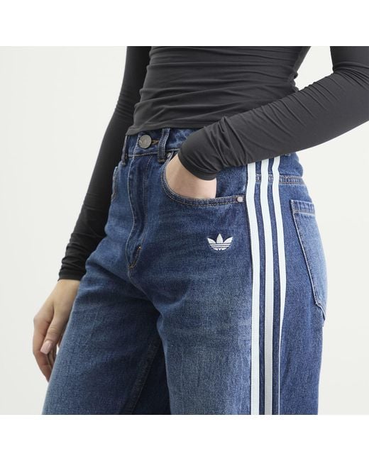 Adidas Blue Dad Jeans
