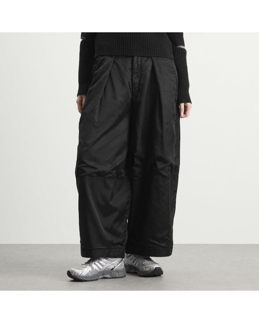 YMC Gray Deadbeat Satin Trousers