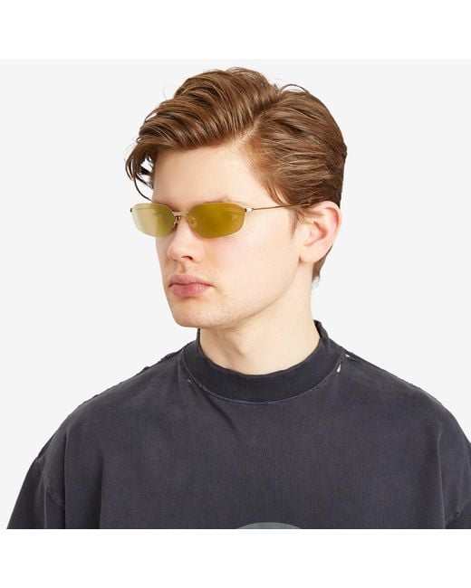 Balenciaga White Bb0412S Sunglasses