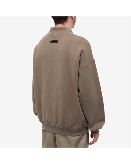 Fear of god essentials mock neck sweat new arrivals