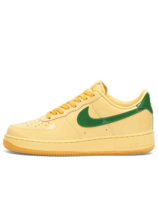 Nike Air Force 1 Low Patent Sneaker in Yellow for Men | Lyst