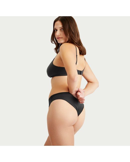 Skims Black Fits Everybody Crossover Bralette