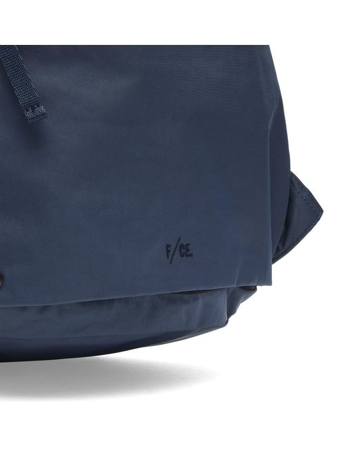 F/CE Blue Textured Twill 3 Points Slinger Bag