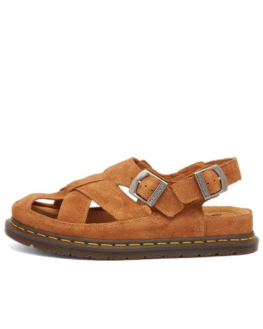 Dr. Martens Brown San Fisherman Sandal