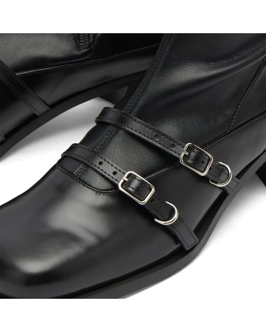 Justine Clenquet Black Andie High Boots
