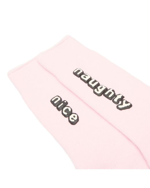 Skims Pink X Cpfm Plush Sock