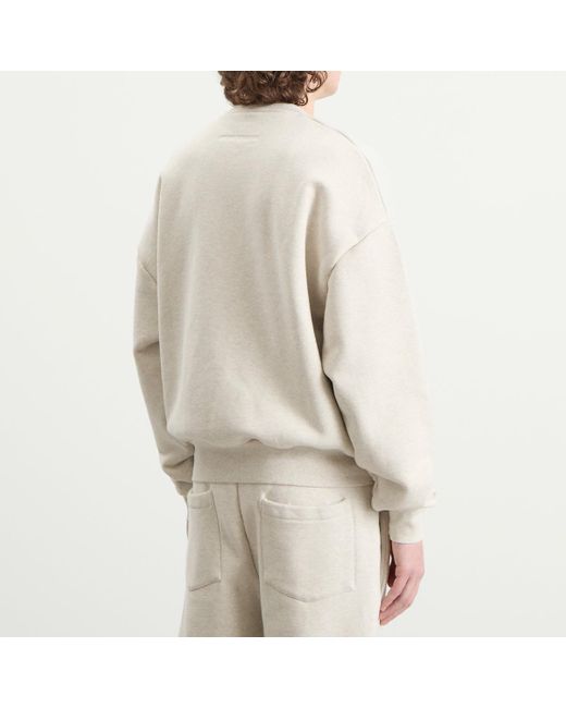 MKI Miyuki-Zoku White Superweight Crewneck Sweatshirt for men