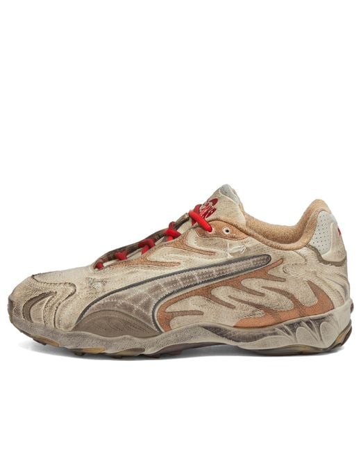 PUMA Brown X A$Ap Rocky Inhale Distressed Canvas for men