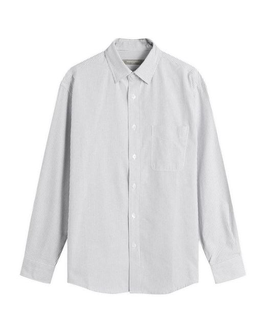 FRIZMWORKS White Og Stripe Oversized Shirt for men