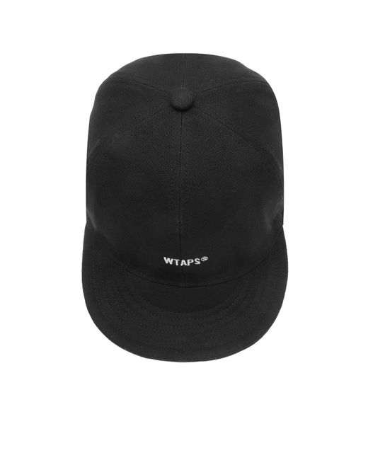 (w)taps Black A3 Embroidered Logo Cap for men