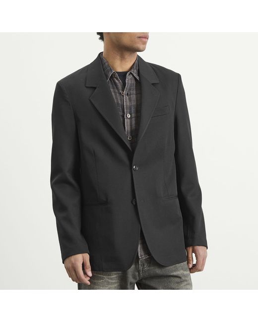 Our Legacy Black Unconstructed Ceremony Blazer for men