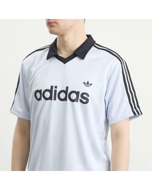 Adidas Blue Spellout Jersey for men